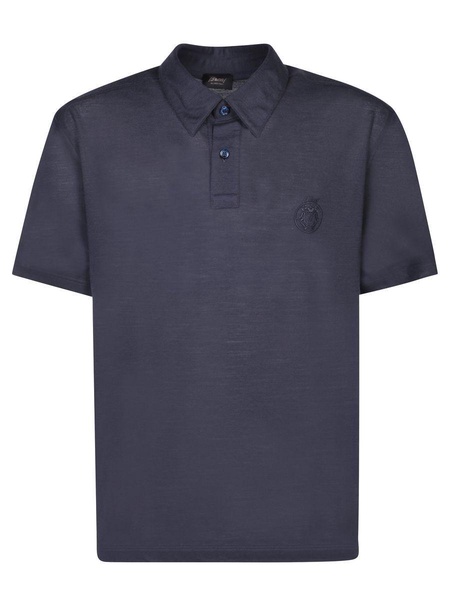 Golf Logo Blue Polo Shirt