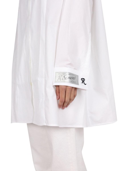 Raf Simons Logo Patch Shirt in White