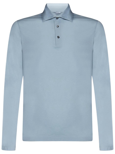 Malo Polo Shirt in Clear Blue