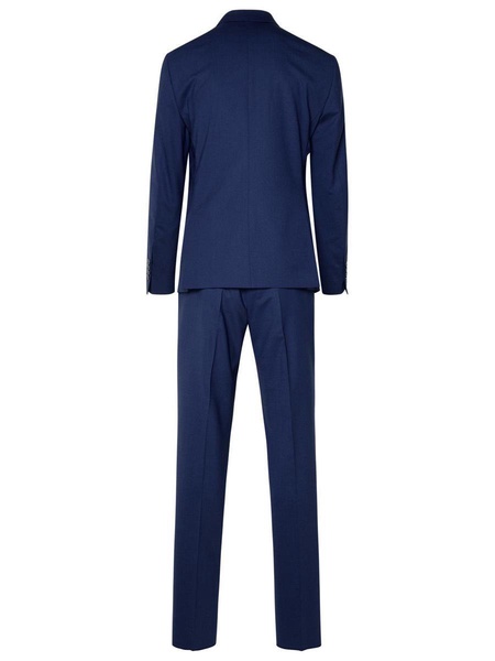 Brian Dales Blue Wool Blend Suit