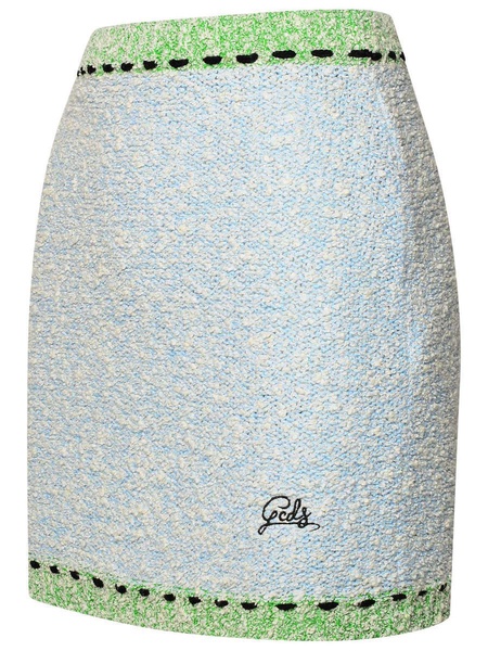 GCDS CLOCK KNIT SKIRT