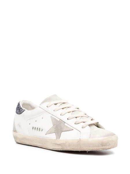 Golden Goose White Leather Superstar Sneakers