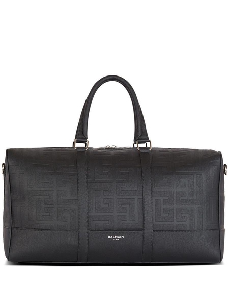 Black Monogrammed Travel Bag