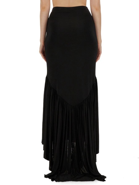 Nina Ricci Jersey Skirt in Black