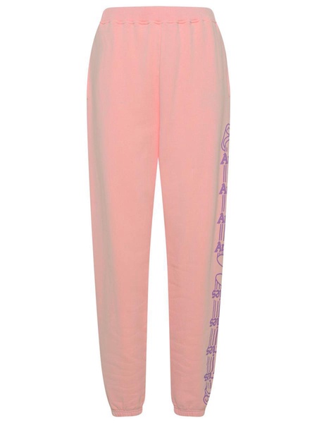 Aries Pink Cotton Column Pants