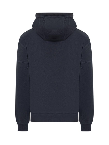 Ea7 Emporio Armani Logo-Printed Zipped Hoodie