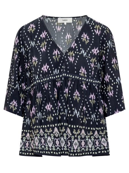 Ba&Sh Blouse With Scarf Style Print