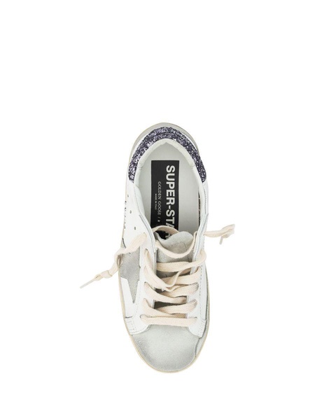 Golden Goose White Leather Superstar Sneakers