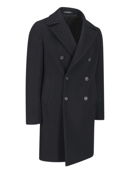 Tagliatore Notched-Lapels Double-Breasted Coat