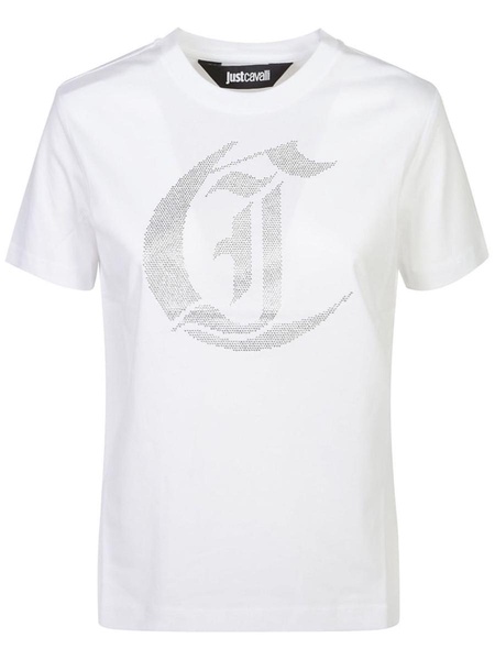 logo-embellished T-shirt