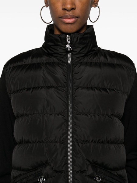 Moncler Black Polyamide Blend Sweatshirt Woman