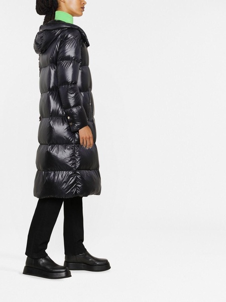 quilted padded zipped coat