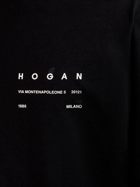 Hogan T-Shirt Logo Print Front And Back Clothing