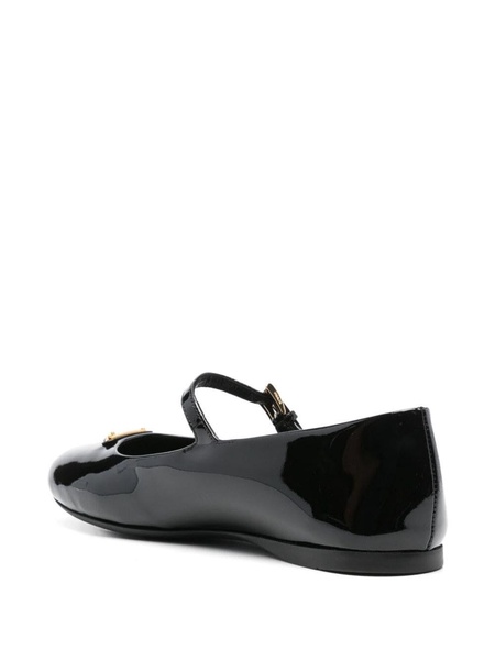 Prada Women Patent Leather Ballerinas