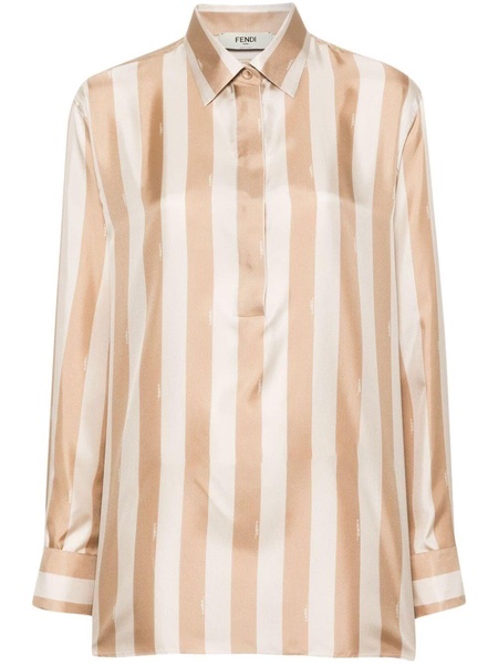 Fendi Pequin Striped Shirt Clothing