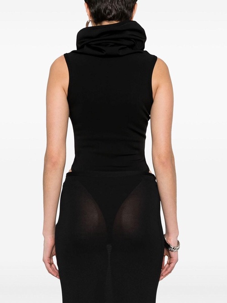 Alaïa Stretch Hooded Bodysuit Clothing