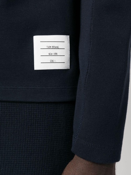 Thom Browne 4 Bar Cotton Crewneck Sweater