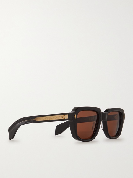 Taos Square-Frame Acetate Sunglasses