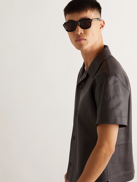 Taos Square-Frame Acetate Sunglasses