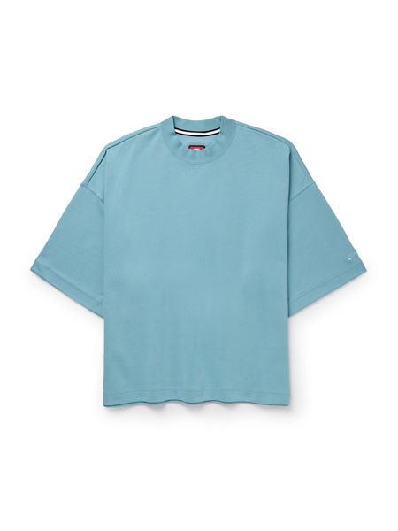 Re-Imagined Oversized Cotton-Blend Tech Fleece T-Shirt