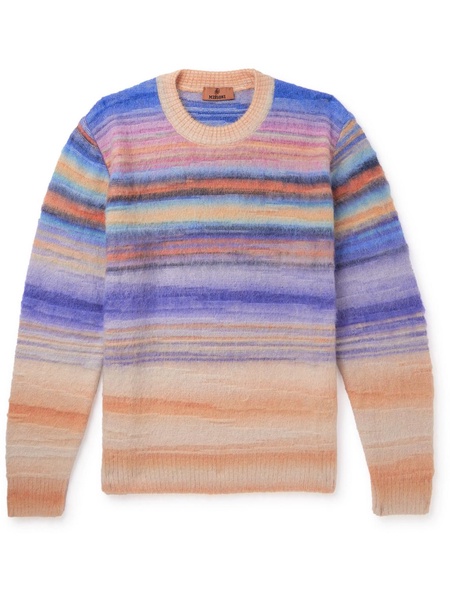 Space-Dyed Degradé Mohair Sweater