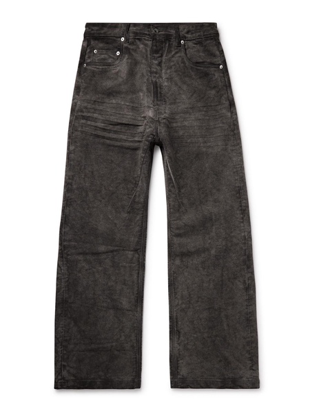 Geth Wide-Leg Cotton-Moleskin Jeans