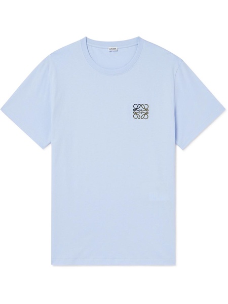 Logo-Embroidered Cotton-Jersey T-Shirt