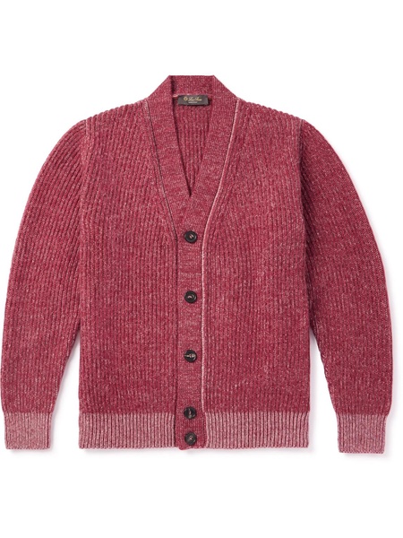 Sey Ribbed Cashmere and Silk-Blend Cardigan