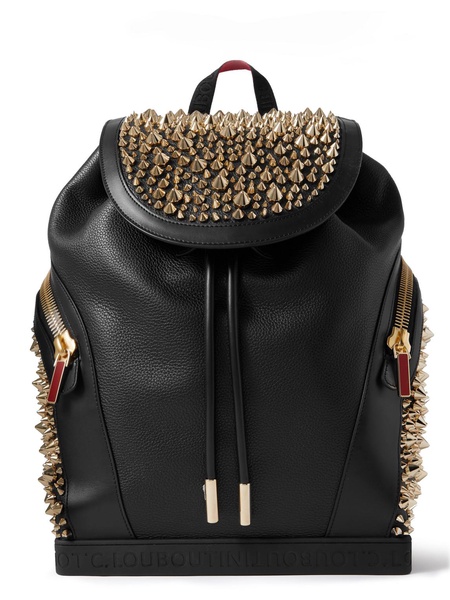 Explorafunk Studded Full-Grain  Leather Backpack