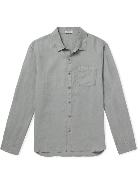 Garment-Dyed Linen Shirt