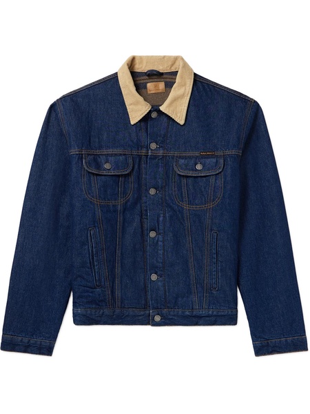 Johnny Thunder Corduroy-Trimmed Denim Jacket