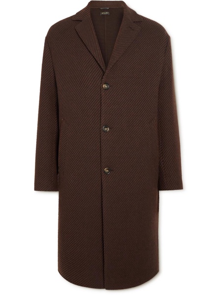 Navette Textured-Cashmere Coat