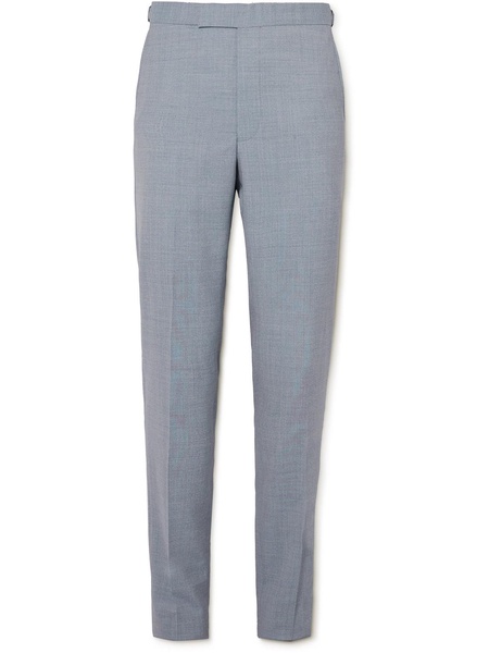 Straight-Leg Linen Suit Trousers