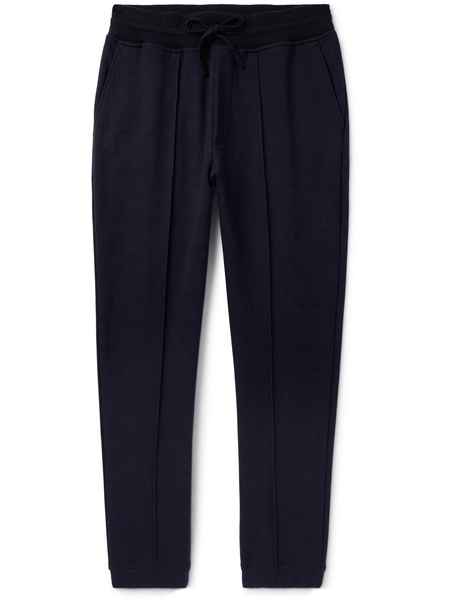 Whitney Tapered Cotton, Silk and Cashmere-Blend Jersey Sweatpants