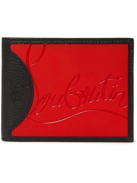 Logo-Debossed Leather and PU Billfold Wallet