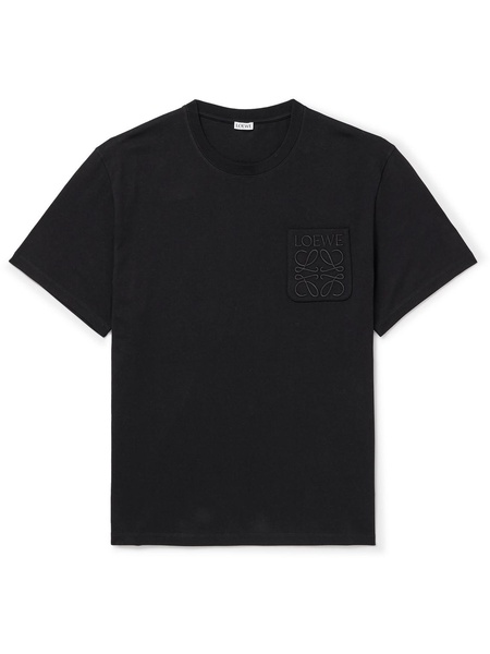 Logo-Embroidered Cotton-Jersey T-Shirt