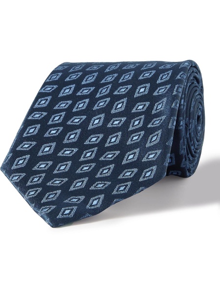 8.5cm Silk-Jacquard Tie