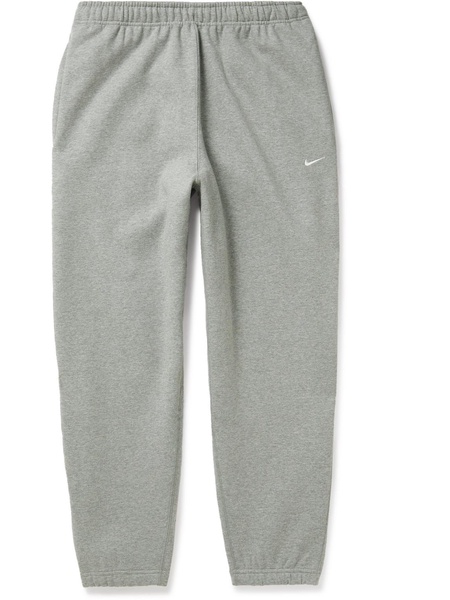 Tapered Cotton-Blend Jersey Sweatpants