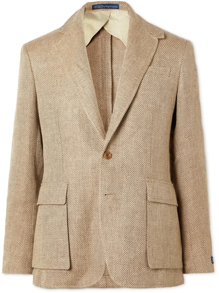 Slim-Fit Linen-Tweed Blazer