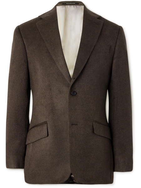 Silk-Felt Blazer