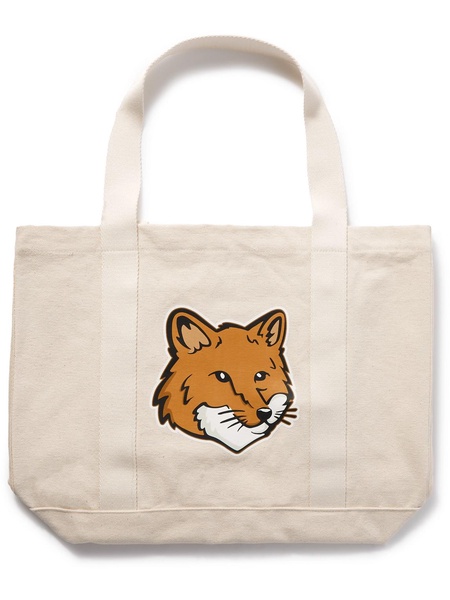 Logo-Print Cotton-Canvas Tote Bag