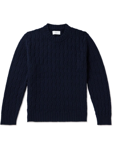 Cable-Knit Wool Sweater