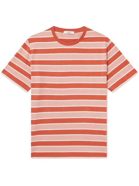 Striped Cotton-Jersey T-Shirt