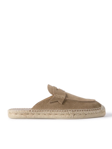 Paquepapa Suede Backless Espadrilles