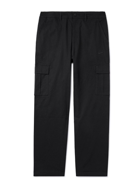 Club Straight-Leg Logo-Embroidered Cotton-Blend Ripstop Cargo Trousers