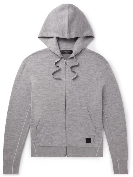 York Wool-Blend Zip-Up Hoodie