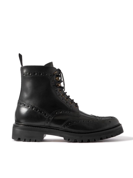 Fred Leather Brogue Boots