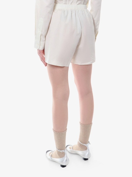 Miu Miu Woman Miu Miu Woman Beige Shorts