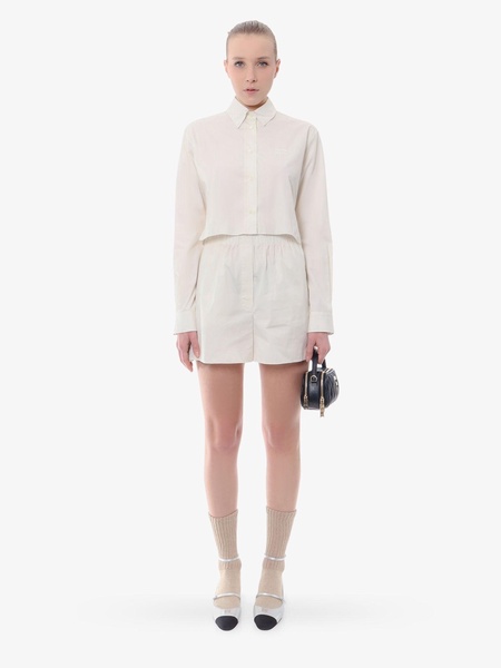 Miu Miu Woman Miu Miu Woman Beige Shorts