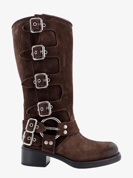 Miu Miu Woman Miu Miu Woman Brown Boots